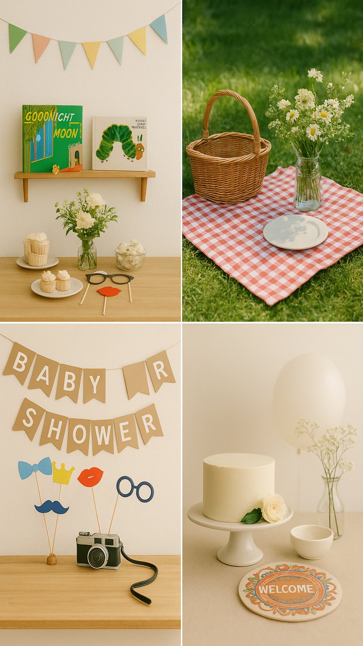 Whimsical baby shower themes: storybook charm and garden delight