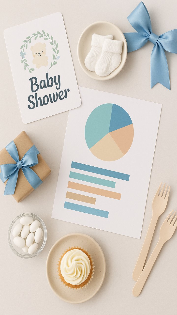 Baby shower cost breakdown: estimated expenses and percentages for planning